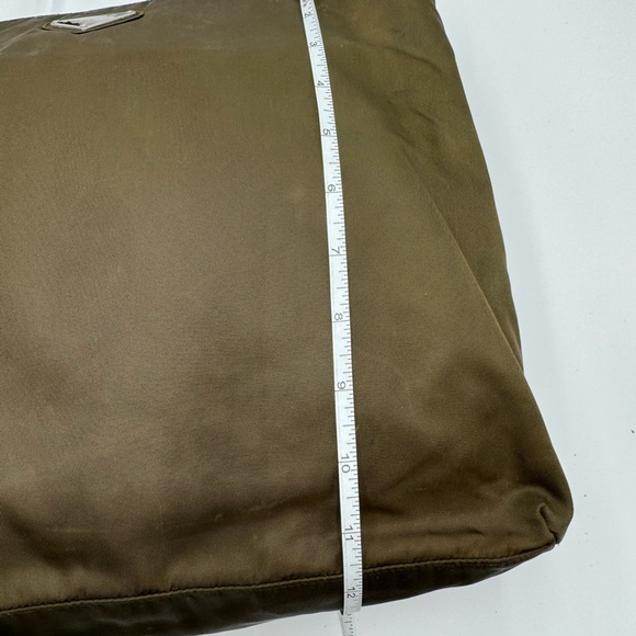 Prada - Authentic - Canvas Olive colored Shoulder /Tote Bag - Picture 9 of 16